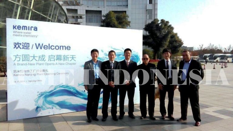 PT Acme Indonesia is invited to Kemira Nanjing Plant Opening Ceremony